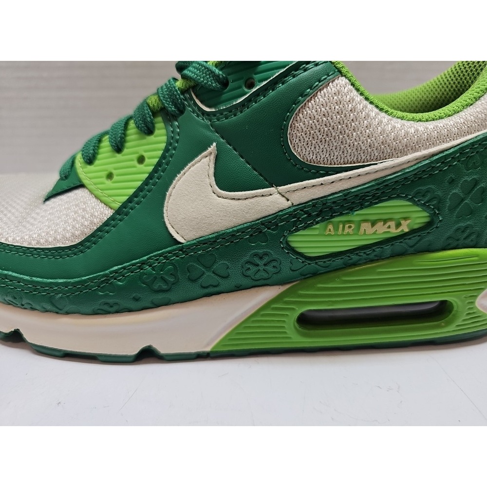 Size 8.5 - Air Max 90 St. Patrick's Day Mean Green 2021 DD8555-300 - Picture 3 of 16